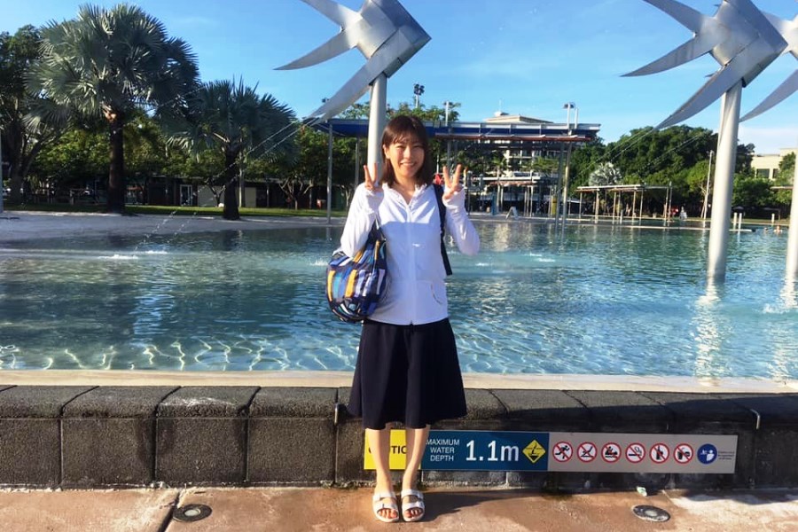 石田 綾さん　2週間短期留学　(2016年2月来豪）